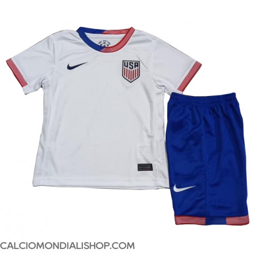 Maglie da calcio Stati Uniti Prima Maglia Bambino Copa America 2024 Manica Corta (+ Pantaloni corti)